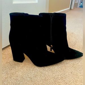 Vince Camuto black suede boots